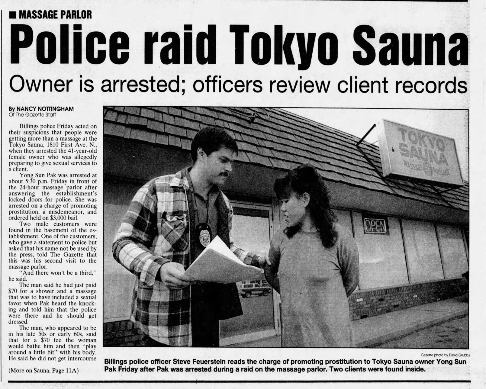 Tokyo Sauna raid